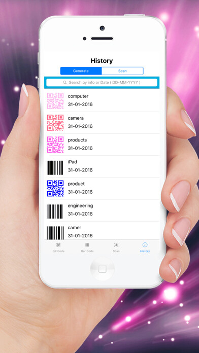 Emulate iPhone app Fast and easy Barcode Scanner and QR Code Reader & Generator with various types of barcode and qr code . using MyAndroid Emulate iPhone app Fast and easy Barcode Scanner and QR Code Reader & Generator with various types of barcode and qr code . using MyAndroid