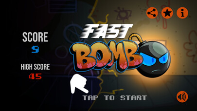 Emulate iPhone app Fast Bomb using MyAndroid