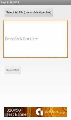 Emulate Android APK Fast Bulk SMS