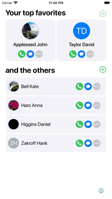 Emulate iPhone app Fast Call Favorite Contacts using MyAndroid Emulate iPhone app Fast Call Favorite Contacts using MyAndroid