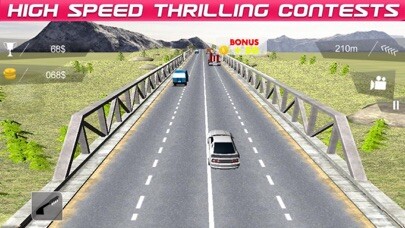 Emulate iPhone app Fast Car In Traffic 2018 using MyAndroid