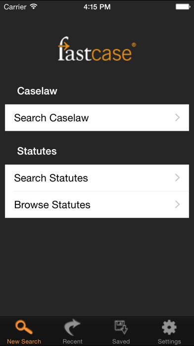 Emulate iPhone app Fastcase using MyAndroid