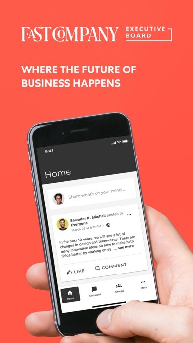 Emulate iPhone app Fast Company Executive Board using MyAndroid Emulate iPhone app Fast Company Executive Board using MyAndroid