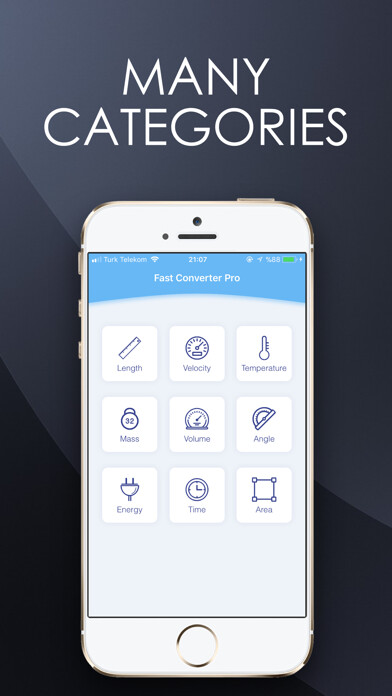 Emulate iPhone app Fast Converter Pro: Units using MyAndroid Emulate iPhone app Fast Converter Pro: Units using MyAndroid