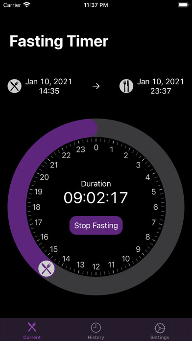 Emulate iPhone app Fasting-Timer using MyAndroid Emulate iPhone app Fasting-Timer using MyAndroid