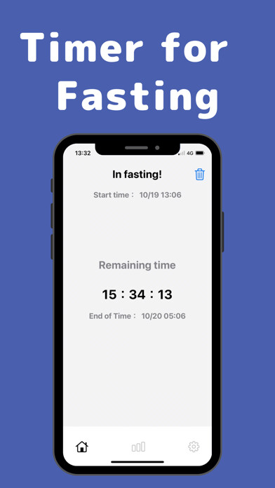Emulate iPhone app Fasting Timer - Simple, Easy - using MyAndroid