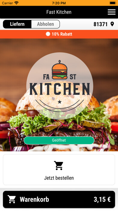 Emulate iPhone app Fast Kitchen using MyAndroid Emulate iPhone app Fast Kitchen using MyAndroid