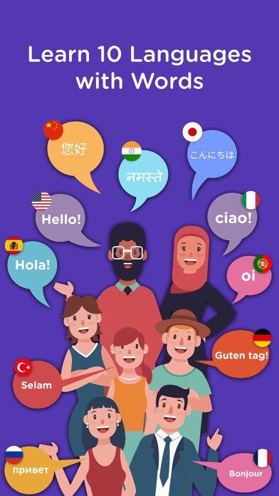 Emulate iPhone app Fast Language Learning - Words using MyAndroid