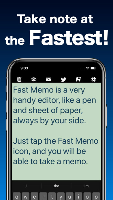 Emulate iPhone app Fast Memo using MyAndroid Emulate iPhone app Fast Memo using MyAndroid