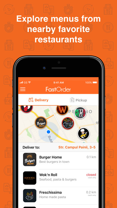 Emulate iPhone app FastOrder - Food delivery using MyAndroid Emulate iPhone app FastOrder - Food delivery using MyAndroid