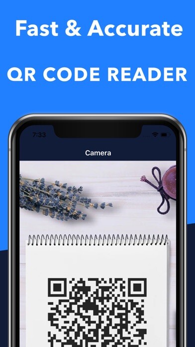 Emulate iPhone app Fast QR Code Reader & Scanner using MyAndroid