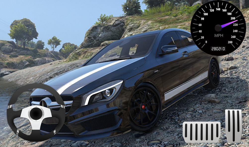 Run android online APK Fast Race Mercedes CLA 45 Parking from MyAndroid or emulate Fast Race Mercedes CLA 45 Parking using MyAndroid