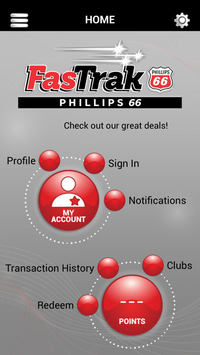Emulate iPhone app FasTrak Rewards using MyAndroid