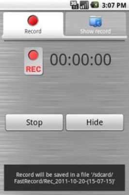 Emulate Android APK Fast Record
