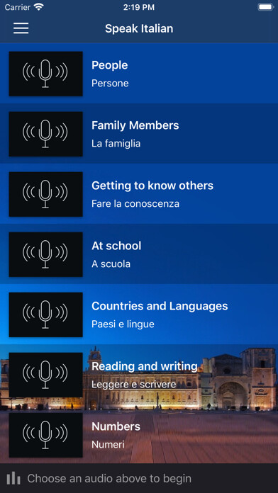Emulate iPhone app Fast - Speak Italian using MyAndroid Emulate iPhone app Fast - Speak Italian using MyAndroid