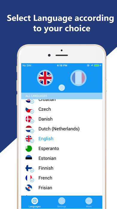 Emulate iPhone app Fast Speak to Translate using MyAndroid Emulate iPhone app Fast Speak to Translate using MyAndroid