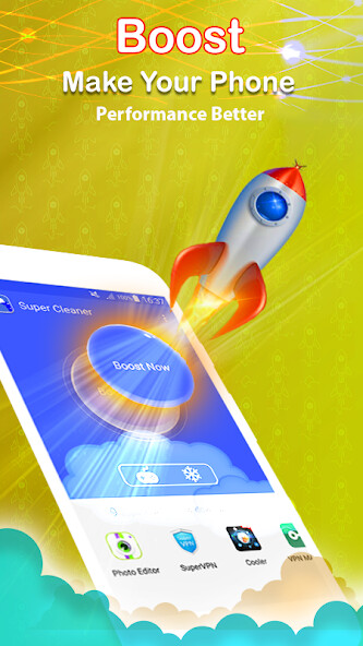 Run android online APK Fast Super Cleaner, Cool,Boost from MyAndroid or emulate Fast Super Cleaner, Cool,Boost using MyAndroid