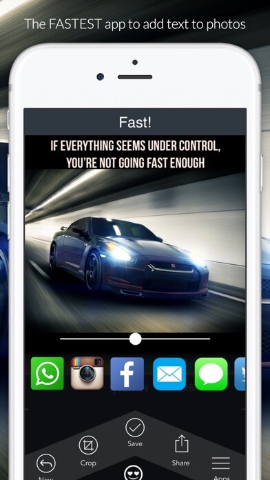 Emulate iPhone app Fast - text on photos using MyAndroid Emulate iPhone app Fast - text on photos using MyAndroid