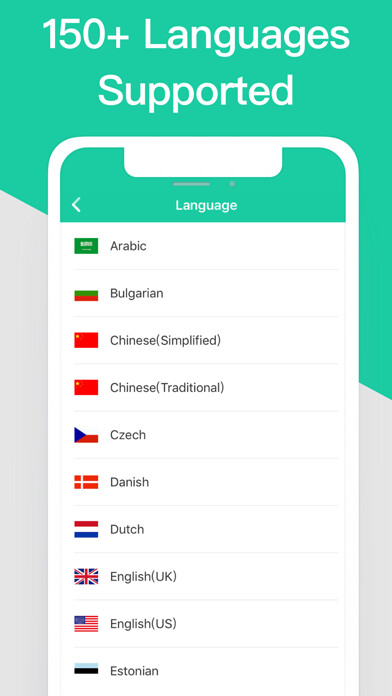 Emulate iPhone app Fast Translator - Efficient using MyAndroid