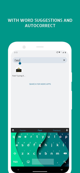 Emulate Android APK Fast typing keyboard