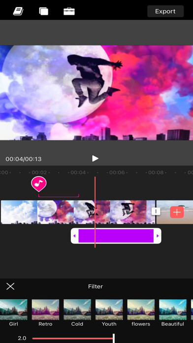 Emulate iPhone app Fast Video Editor-Video to GIF using MyAndroid