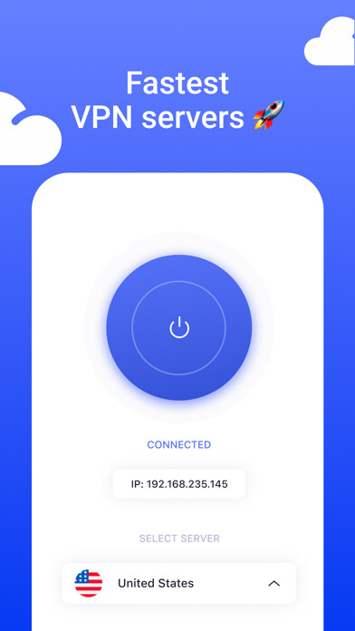 Emulate iPhone app Fast VPN with ad blocker using MyAndroid