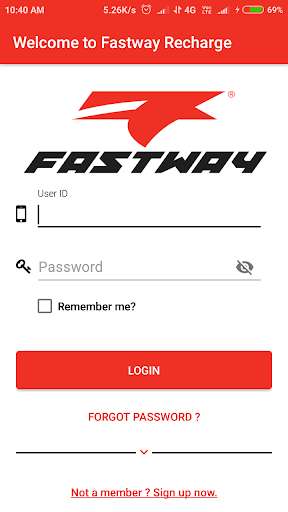 Emulate Android APK Fastway Recharge
