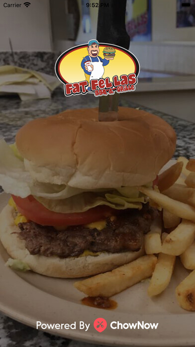 Emulate iPhone app Fat Fellas BBQ & Grille using MyAndroid Emulate iPhone app Fat Fellas BBQ & Grille using MyAndroid