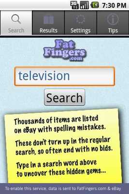 Emulate Android APK Fat Fingers: for eBay Bargains Emulate Android APK Fat Fingers: for eBay Bargains