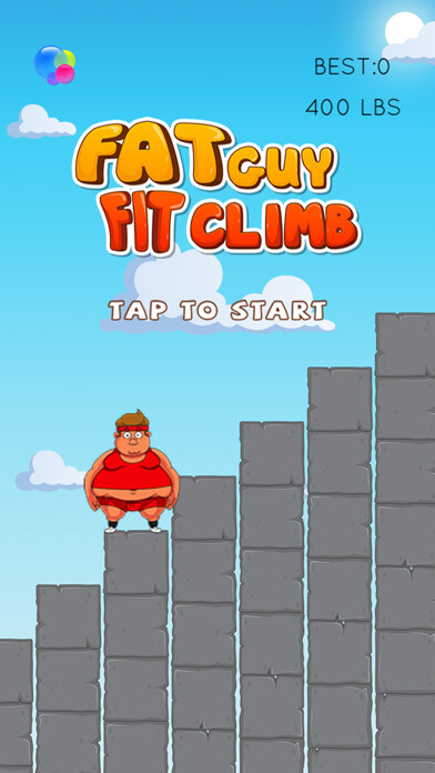 Emulate iPhone app Fat Guy Fit Climb: Flabby Fitness Dash! using MyAndroid