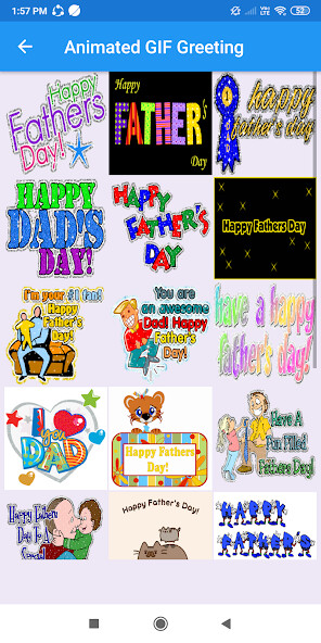 Run android online APK Fathers Day: Greeting, Photo Frames, GIF, Quotes from MyAndroid or emulate Fathers Day: Greeting, Photo Frames, GIF, Quotes using MyAndroid