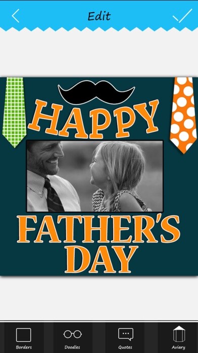 Emulate iPhone app Fathers Day Special Photo Editor - Colorful Frames using MyAndroid Emulate iPhone app Fathers Day Special Photo Editor - Colorful Frames using MyAndroid