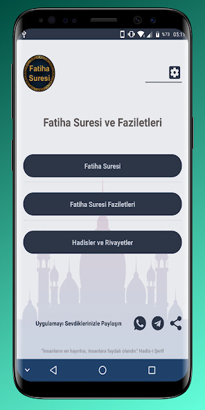 Run android online APK Fatiha Suresi Ve Faziletleri from MyAndroid or emulate Fatiha Suresi Ve Faziletleri using MyAndroid