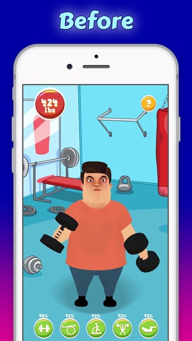 Emulate iPhone app Fat Man (Lose Weight) using MyAndroid Emulate iPhone app Fat Man (Lose Weight) using MyAndroid