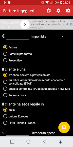 Run android online APK Fatture Ingegneri from MyAndroid or emulate Fatture Ingegneri using MyAndroid Run android online APK Fatture Ingegneri from MyAndroid or emulate Fatture Ingegneri using MyAndroid