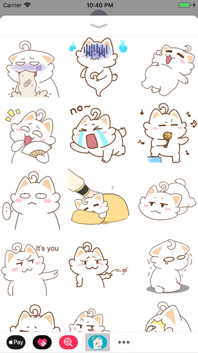 Emulate iPhone app Fatty Cat Animated Stickers using MyAndroid Emulate iPhone app Fatty Cat Animated Stickers using MyAndroid