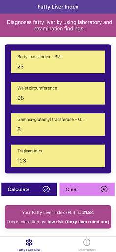Run android online APK Fatty Liver Risk - Screening of Liver Health from MyAndroid or emulate Fatty Liver Risk - Screening of Liver Health using MyAndroid
