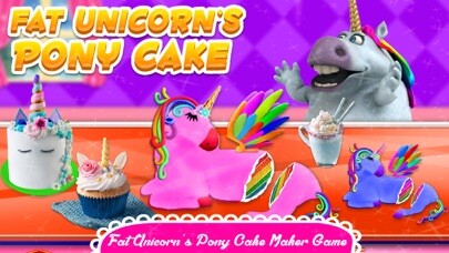 Emulate iPhone app Fat Unicorn Cooking Pony Cake using MyAndroid
