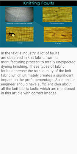 Run android online APK Faults of Knit Fabrics from MyAndroid or emulate Faults of Knit Fabrics using MyAndroid