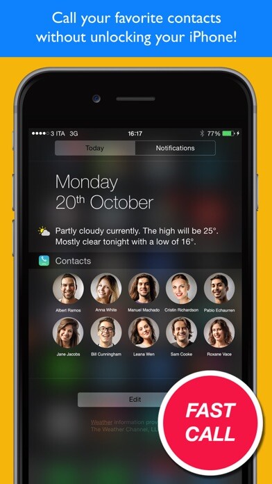 Emulate iPhone app Favorite Contacts Widget using MyAndroid Emulate iPhone app Favorite Contacts Widget using MyAndroid