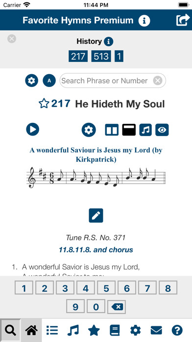 Emulate iPhone app Favorite Hymns/Hymnals Premium using MyAndroid Emulate iPhone app Favorite Hymns/Hymnals Premium using MyAndroid