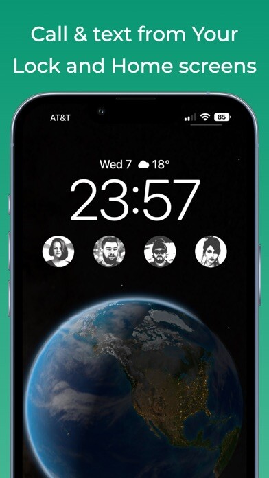 Emulate iPhone app Favorites Widget Pro using MyAndroid