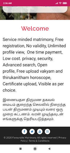 Run android online APK Favourable Matrimony from MyAndroid or emulate Favourable Matrimony using MyAndroid Run android online APK Favourable Matrimony from MyAndroid or emulate Favourable Matrimony using MyAndroid