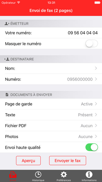 Emulate iPhone app Fax for Freebox using MyAndroid Emulate iPhone app Fax for Freebox using MyAndroid