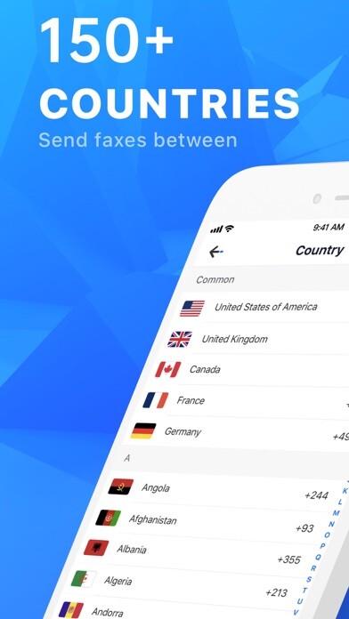 Emulate iPhone app Fax Now: Send fax from iPhone using MyAndroid