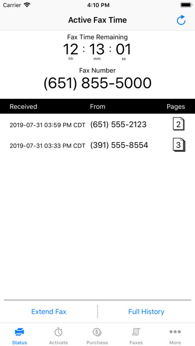 Emulate iPhone app FaxReceive - receive fax app using MyAndroid Emulate iPhone app FaxReceive - receive fax app using MyAndroid