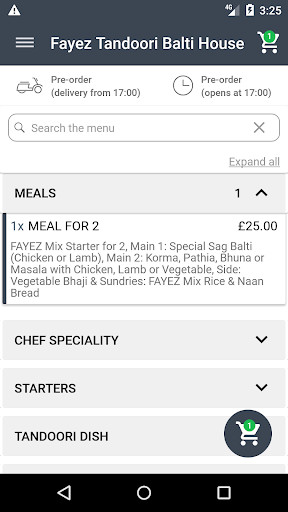 Run android online APK Fayez Tandoori from MyAndroid or emulate Fayez Tandoori using MyAndroid