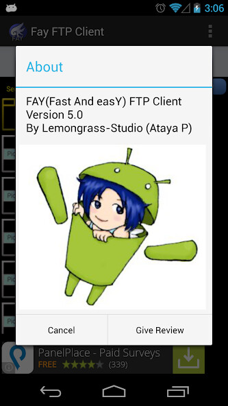 Emulate Android APK Fay FTP Client Emulate Android APK Fay FTP Client