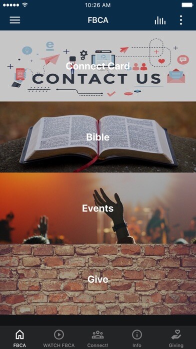 Emulate iPhone app FBC Alabaster using MyAndroid Emulate iPhone app FBC Alabaster using MyAndroid