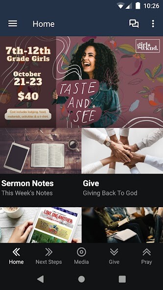 Emulate iPhone app FBC Barstow using MyAndroid